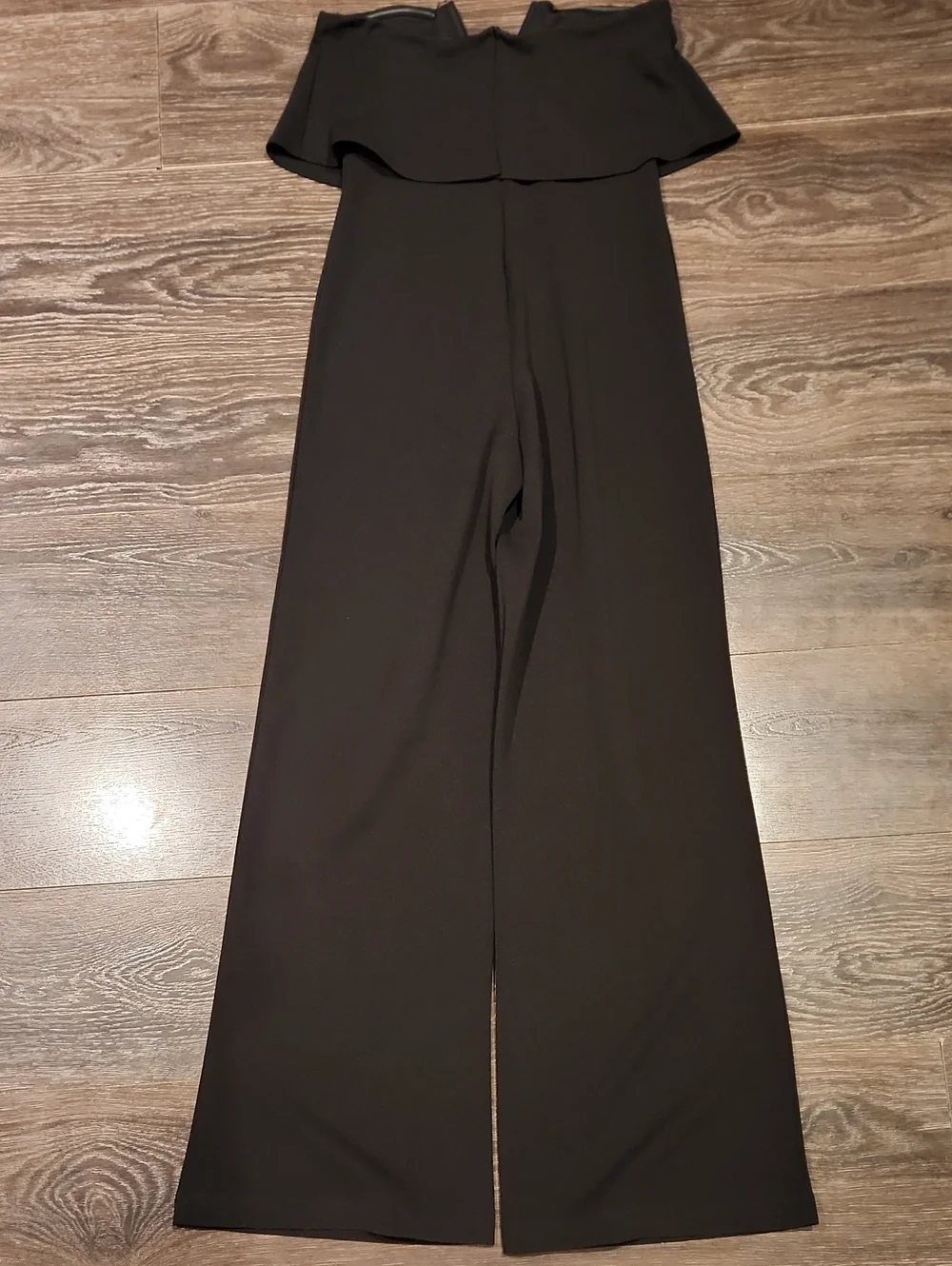 ❤️ LULUS POWER OF LOVE STRAPLESS WIDE LEG JUMPSUIT, BLACK, MEDIUM - Picture 15 of 15